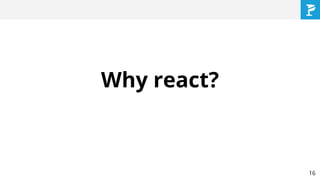 Why react?
16
 