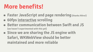 WKWebView in Production | PDF