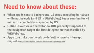 WKWebView in Production | PDF