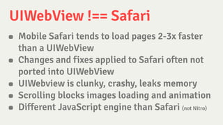ios - uiwebview not loading javascript properly -... WKWebView in Production | PDF