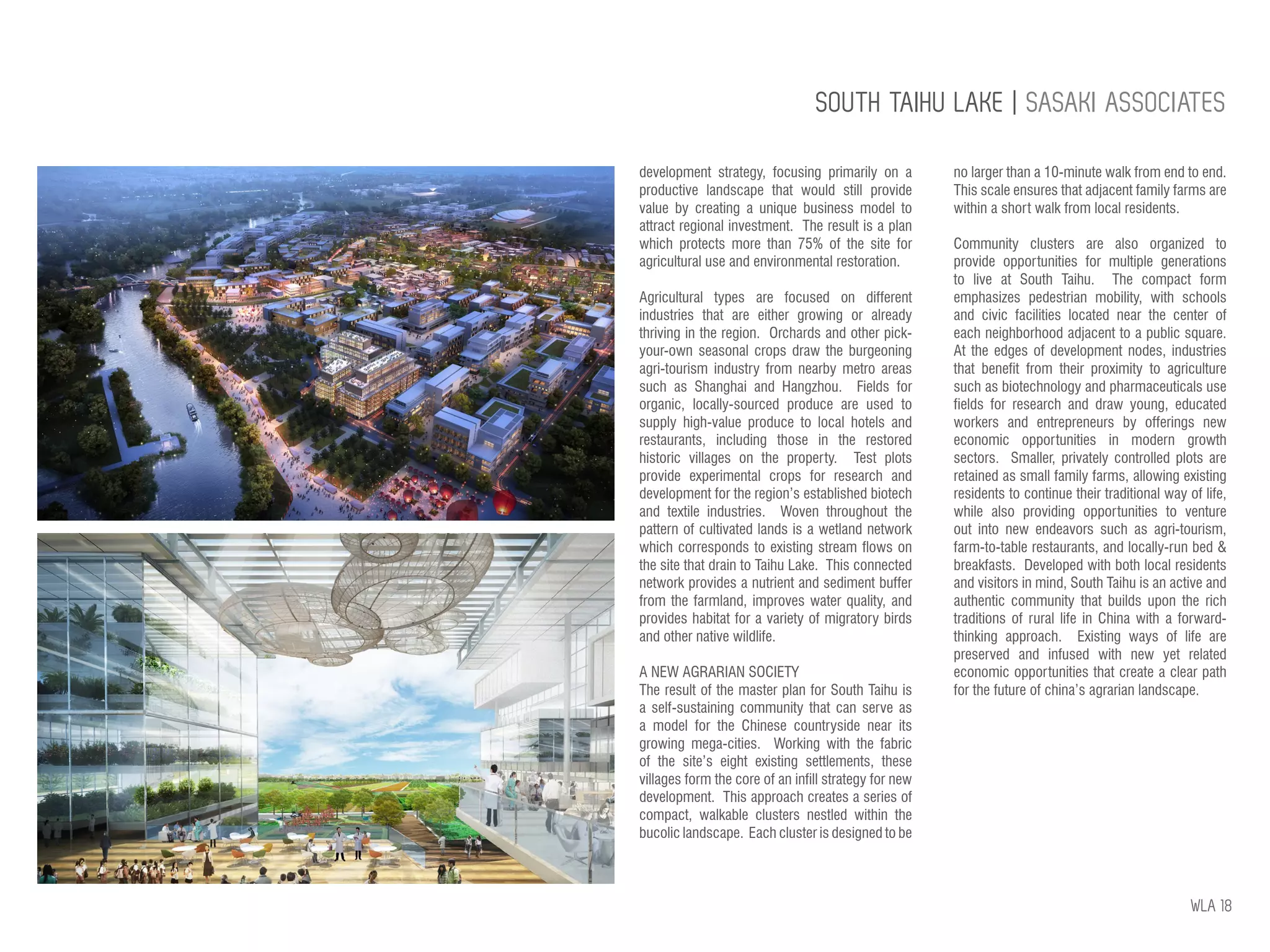 Sasaki's South Taihu Lake featured in WLA | PDF
