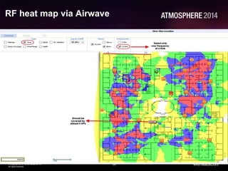 36
CONFIDENTIAL
© Copyright 2014. Aruba Networks, Inc.
All rights reserved
#AirheadsConf
RF heat map via Airwave
 