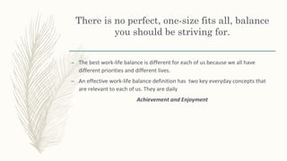 Work-Life Balance | PDF