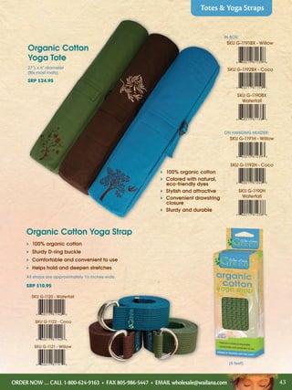 Wai Lana Green™ Organic Cotton Yoga Tote - Wai Lana