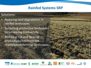 WLE – Presentation for Discussion with Donors and Partners – June 2013