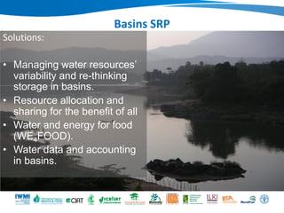 WLE – Presentation for Discussion with Donors and Partners – June 2013