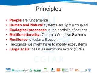 WLE – Presentation for Discussion with Donors and Partners – June 2013