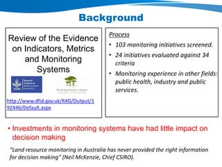 WLE – Presentation for Discussion with Donors and Partners – June 2013