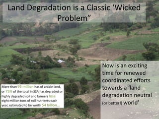 WLE – Presentation for Discussion with Donors and Partners – June 2013