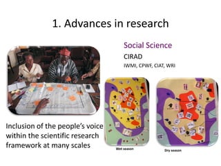 WLE – Presentation for Discussion with Donors and Partners – June 2013