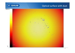 Optical surface with dust
1000 nm
12
0
 