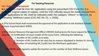 Wcl6 Form.pdf wllness leave DO_s2026_002r Presentation | PPTX