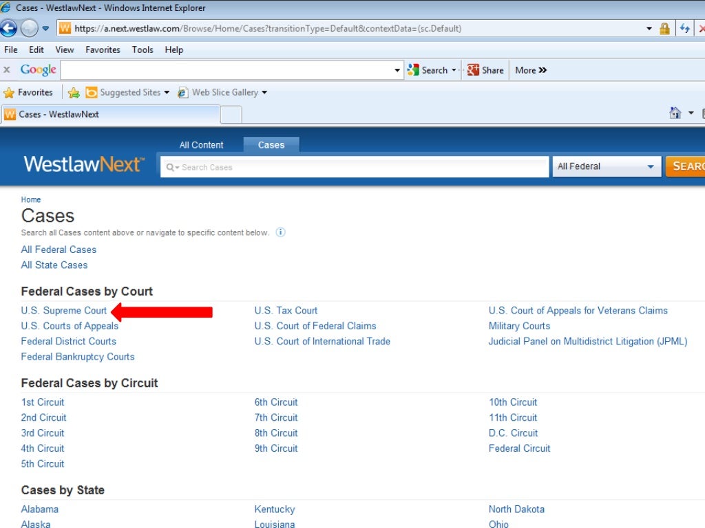 Westlaw General Legal Overview