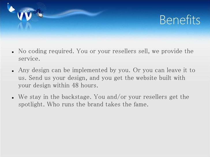 Our White Label Proposal
