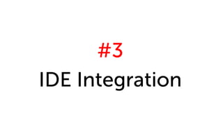 IDE Support
munz & more #12
NetBeans 8.1 RC
/Dev Build works
with WebLogic
12.2.1
Eclipse net
(and package)
installer
-> e...