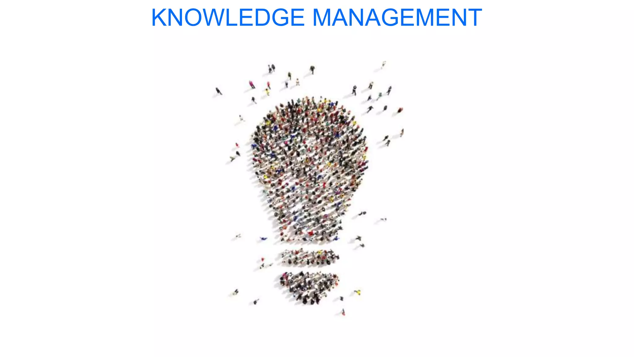 KNOWLEDGE MANAGEMENT
 