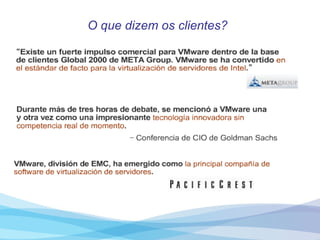 O que dizem os clientes? 