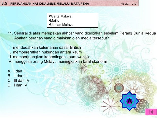 Sejarah Tingkatan 2: Bab8