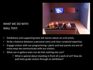 Turning Curator Drafts into Compelling Text | PPTX