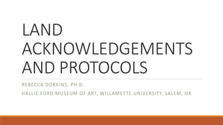 Beyond Land Acknowledgements: Real Collaboration with Tribes & Tribal