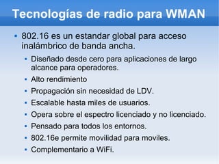 redes de area metropolitana