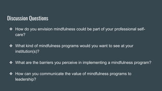 Slow Down and Reflect: Mindfulness in Museums 
