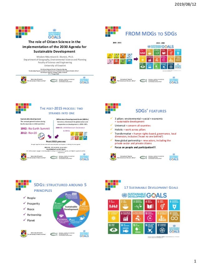 The Role Of Citizen Science In The Implementation Of The 30 Agenda The Role Of Citizen Science In The Implementation Of The 30 Agenda