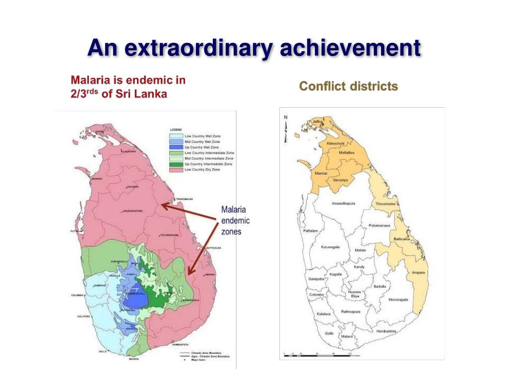 Eradication of Malaria from Sri Lanka