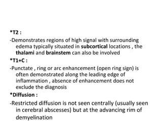 Punctate Abscess Diagnostic Imaging of Degenerative & White Matter Diseases | PPT