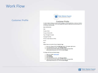 Work Flow


  Customer Profile
 