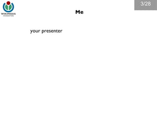 your presenter Me /28 