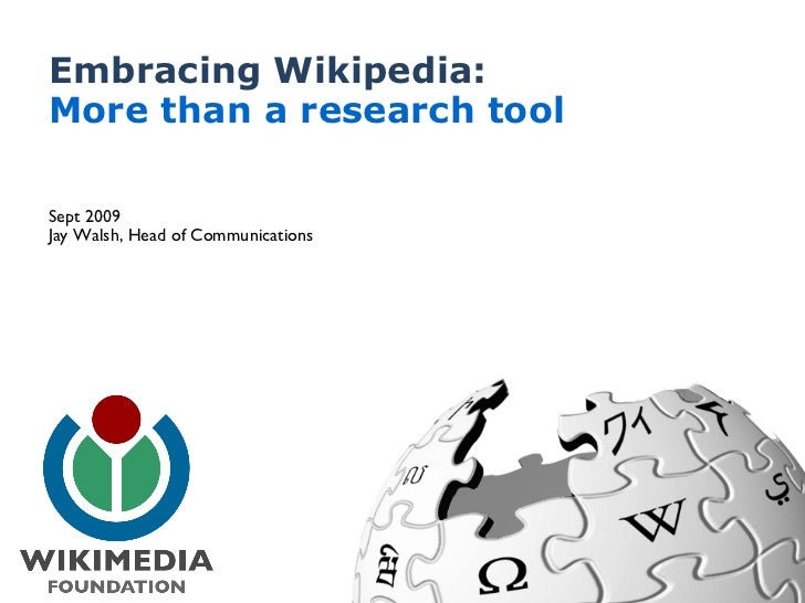 Wikimedia Foundation Wikipedia and journalism