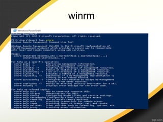 winrm
 