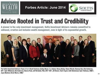 20
Forbes Article: June 2014
 