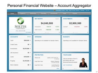 45
Personal Financial Website – Account Aggregator
45
 