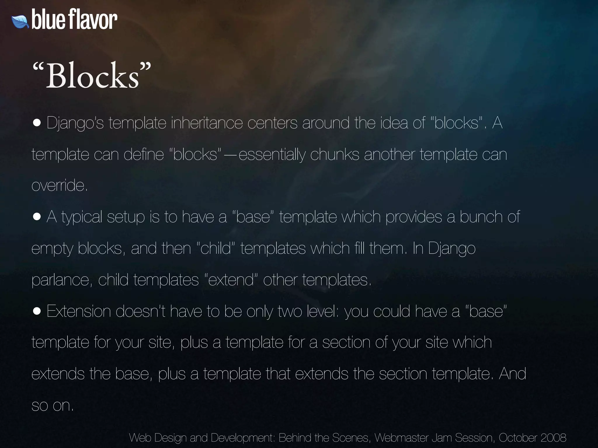 Webmaster Jam Session: Design and Development Behind the Scenes Day Two