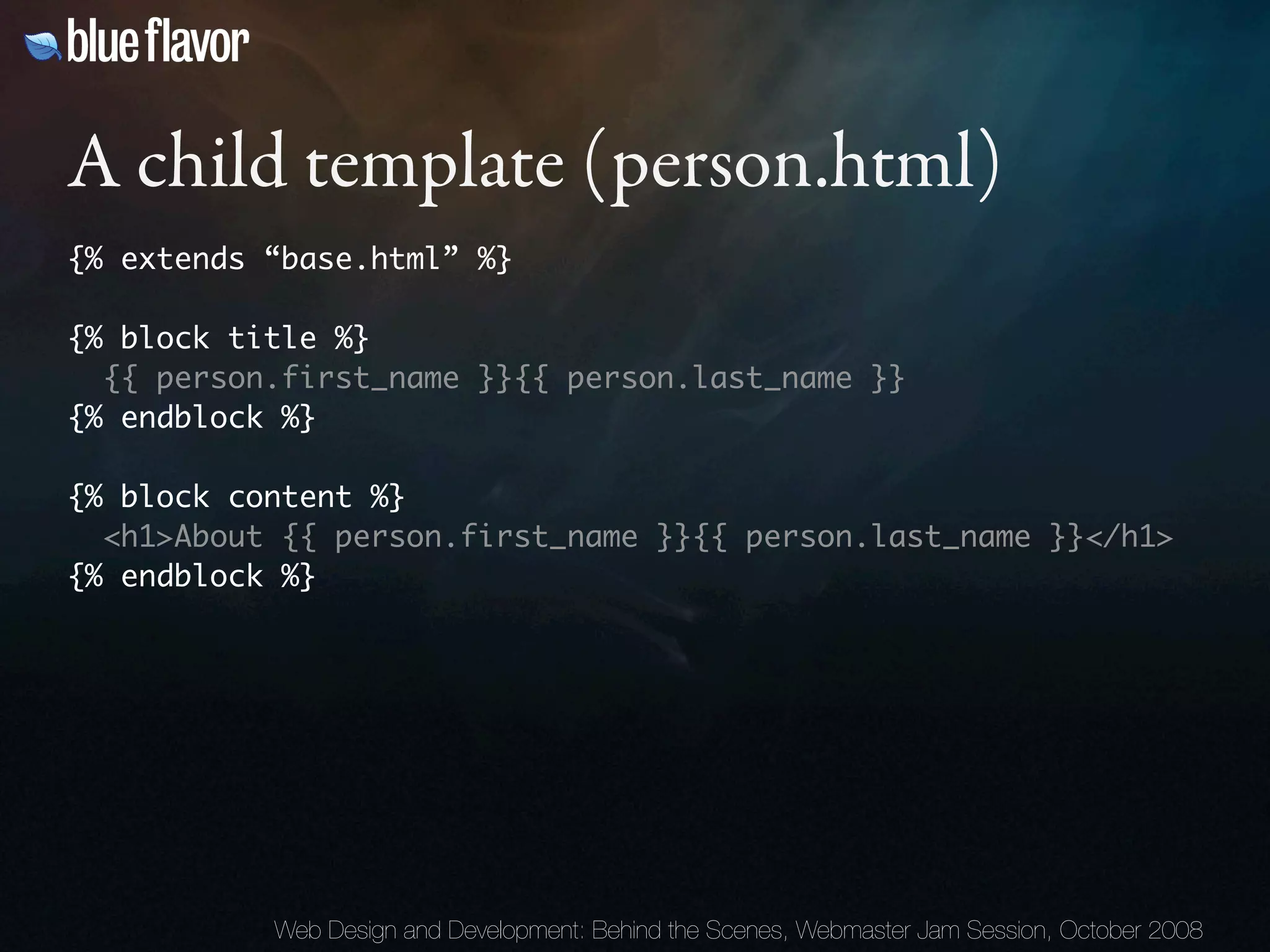 Webmaster Jam Session: Design and Development Behind the Scenes Day Two