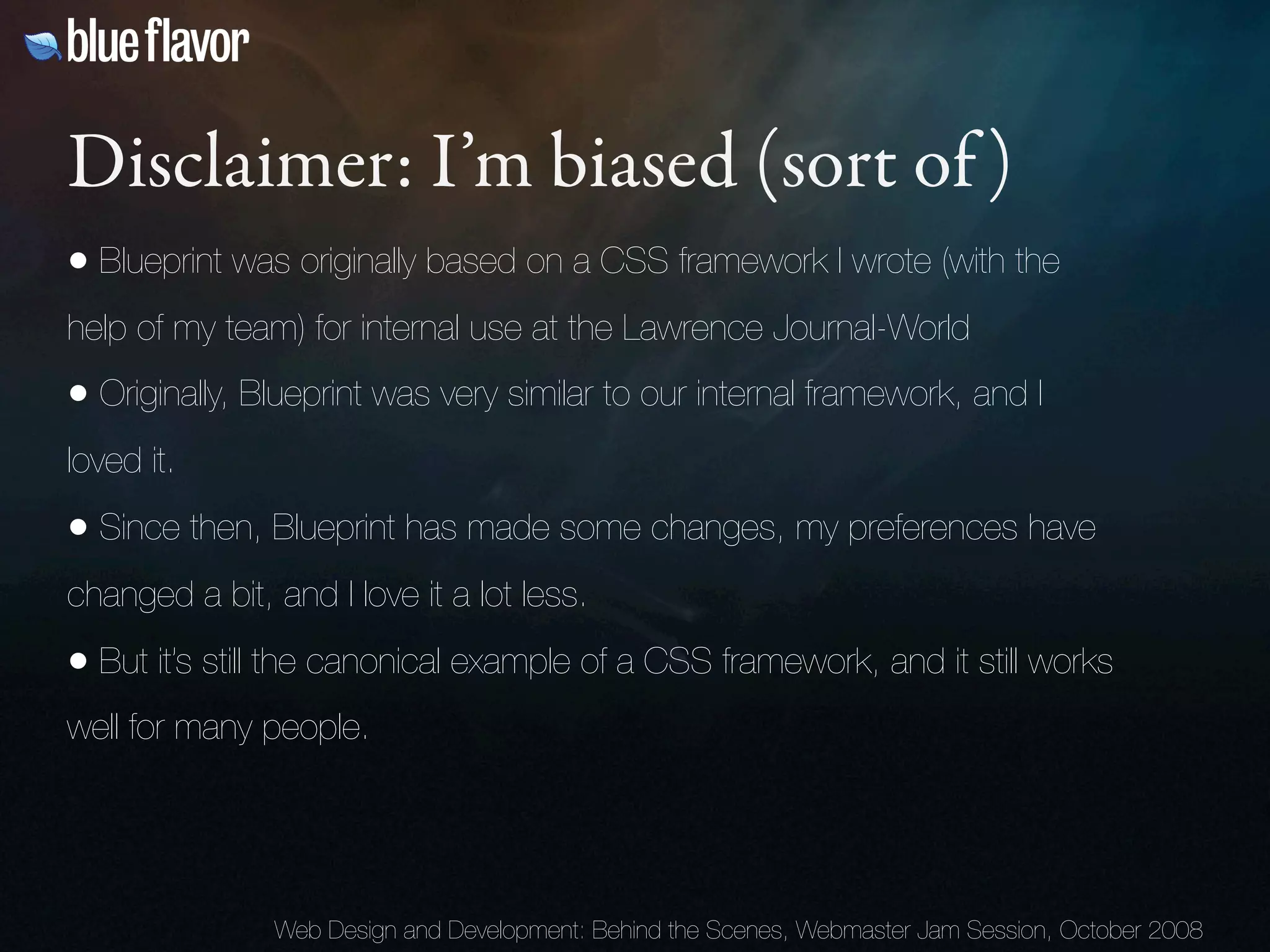 Webmaster Jam Session: Design and Development Behind the Scenes Day Two