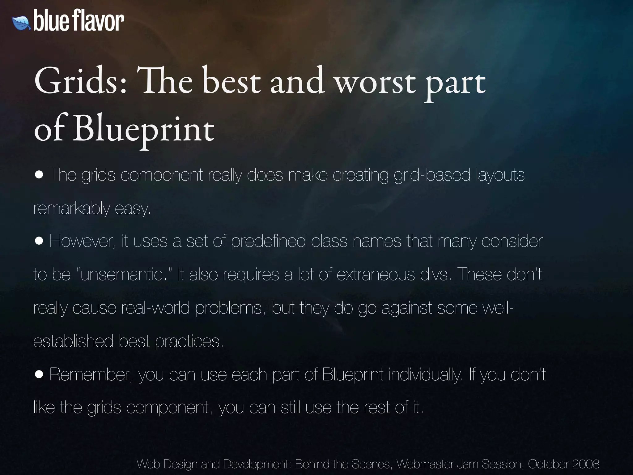 Webmaster Jam Session: Design and Development Behind the Scenes Day Two