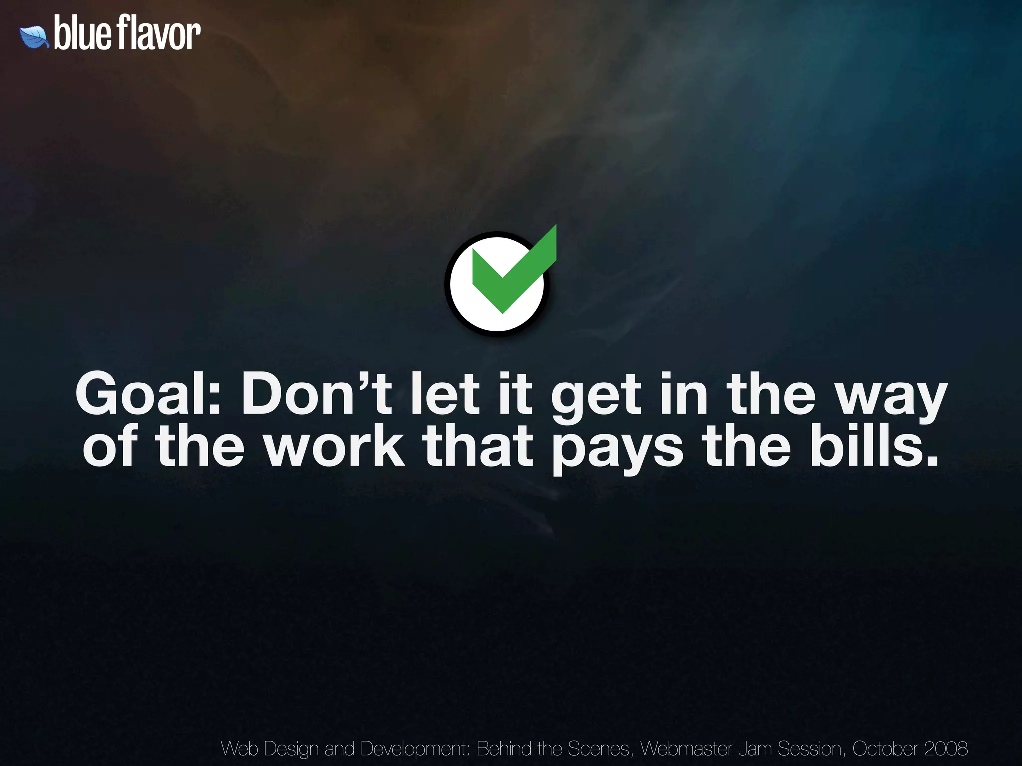 Webmaster Jam Session: Design and Development Behind the Scenes Day Two