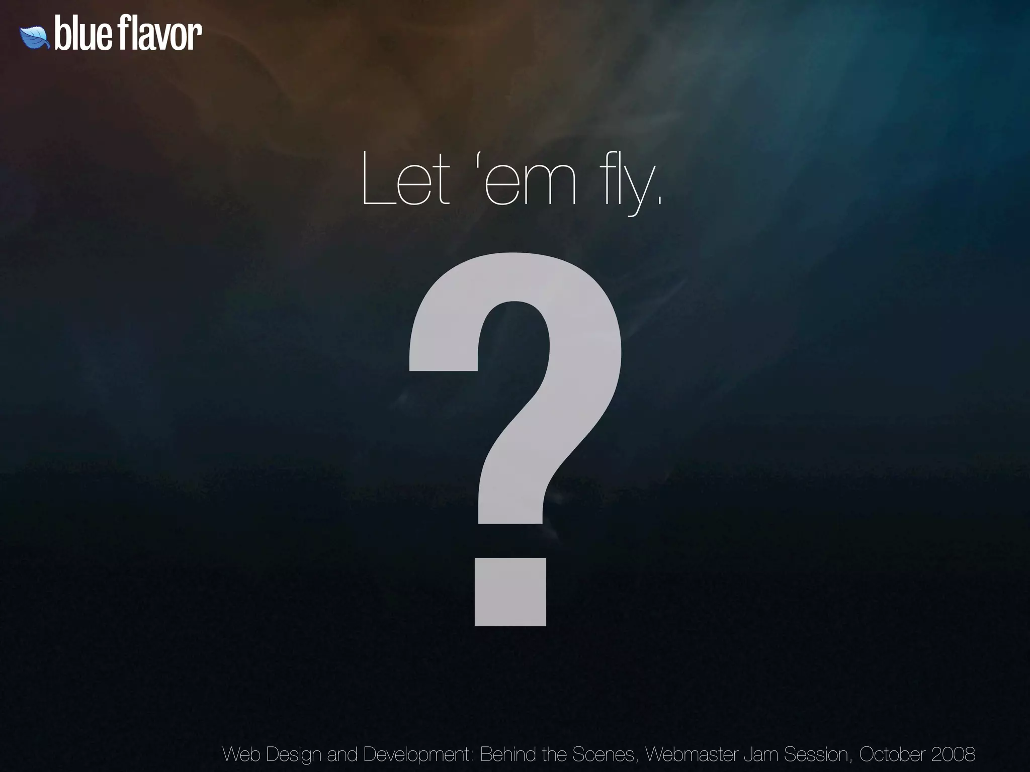 Webmaster Jam Session: Design and Development Behind the Scenes Day Two