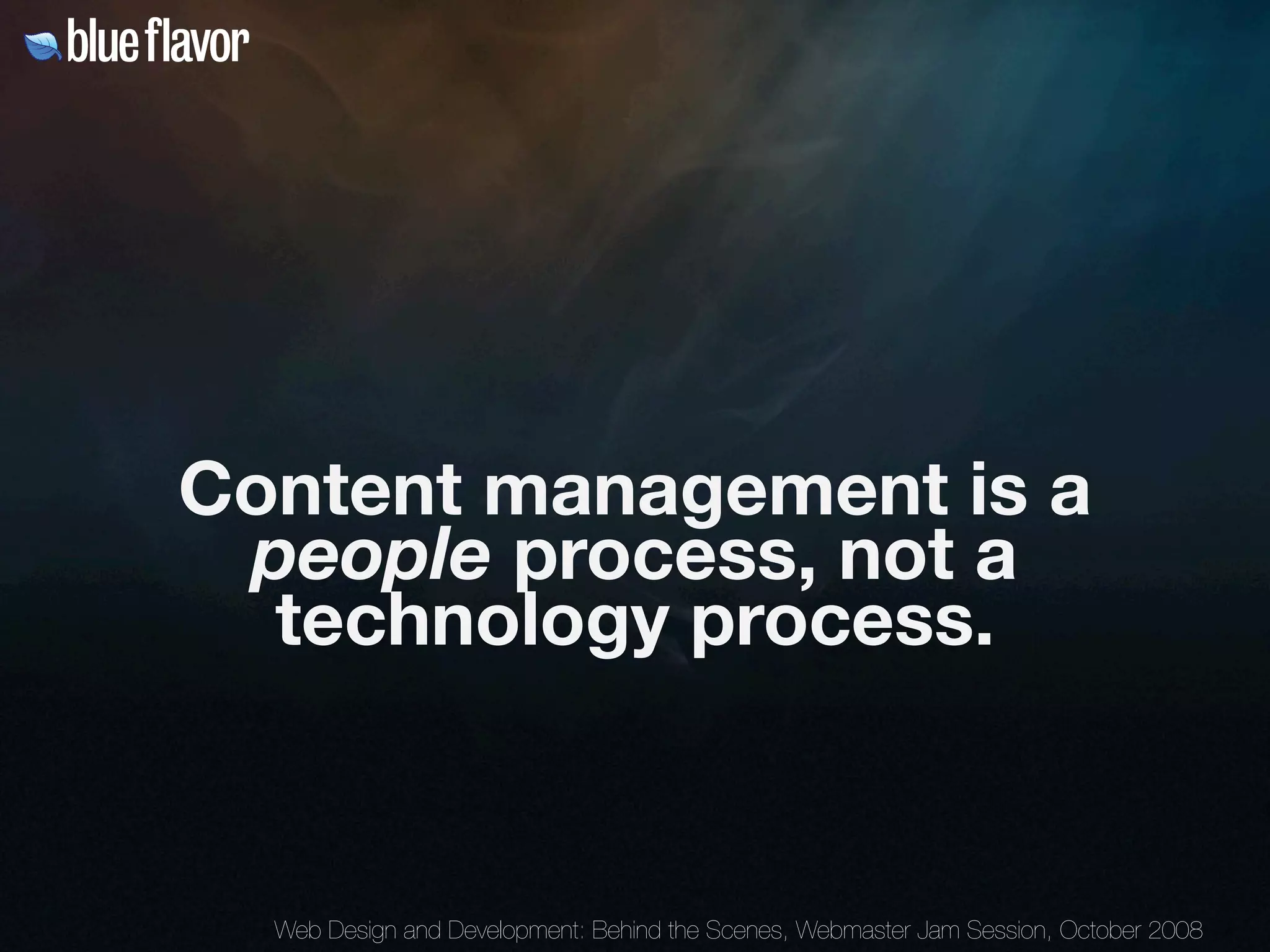 Webmaster Jam Session: Design and Development Behind the Scenes Day Two