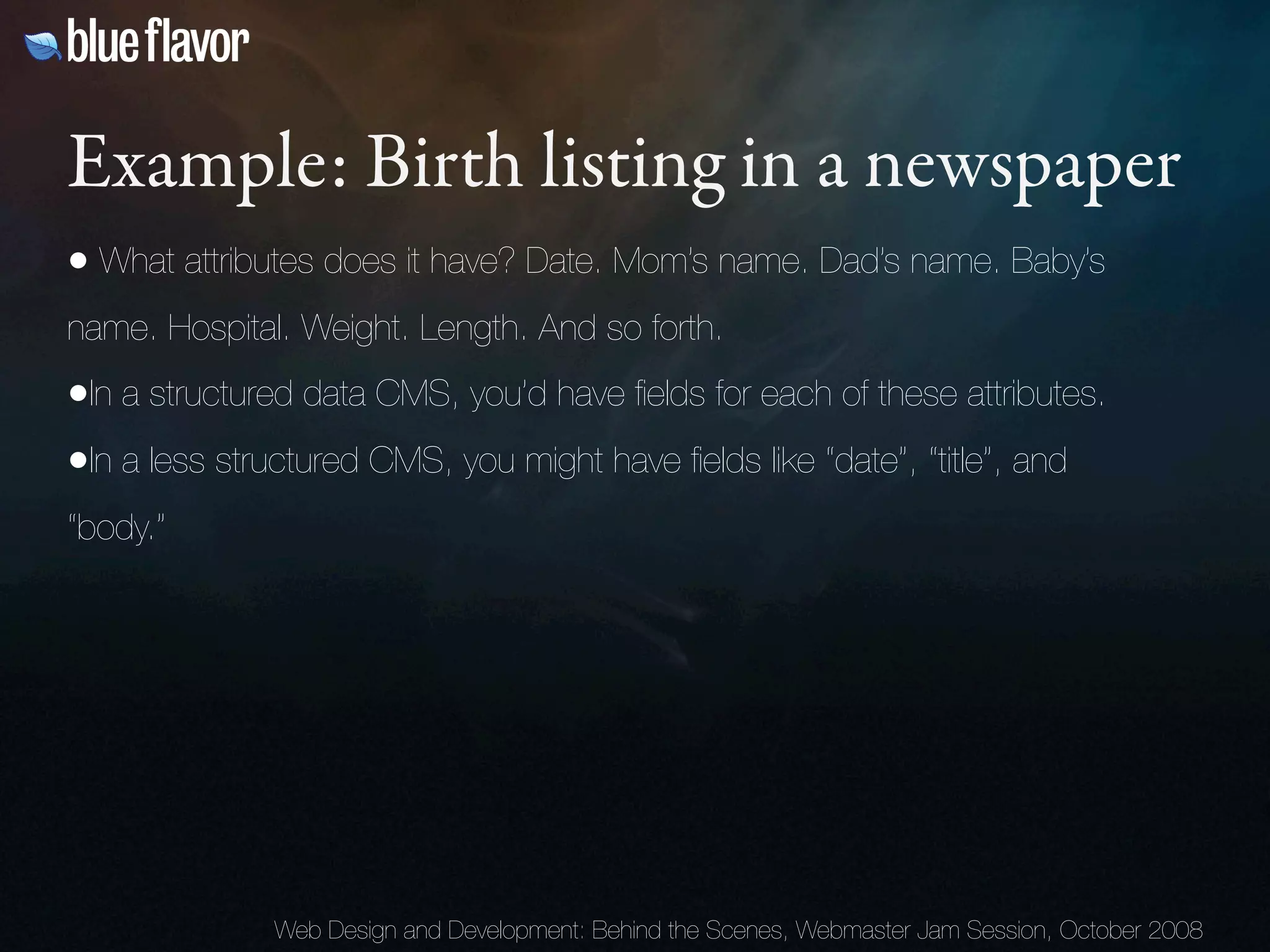 Webmaster Jam Session: Design and Development Behind the Scenes Day Two