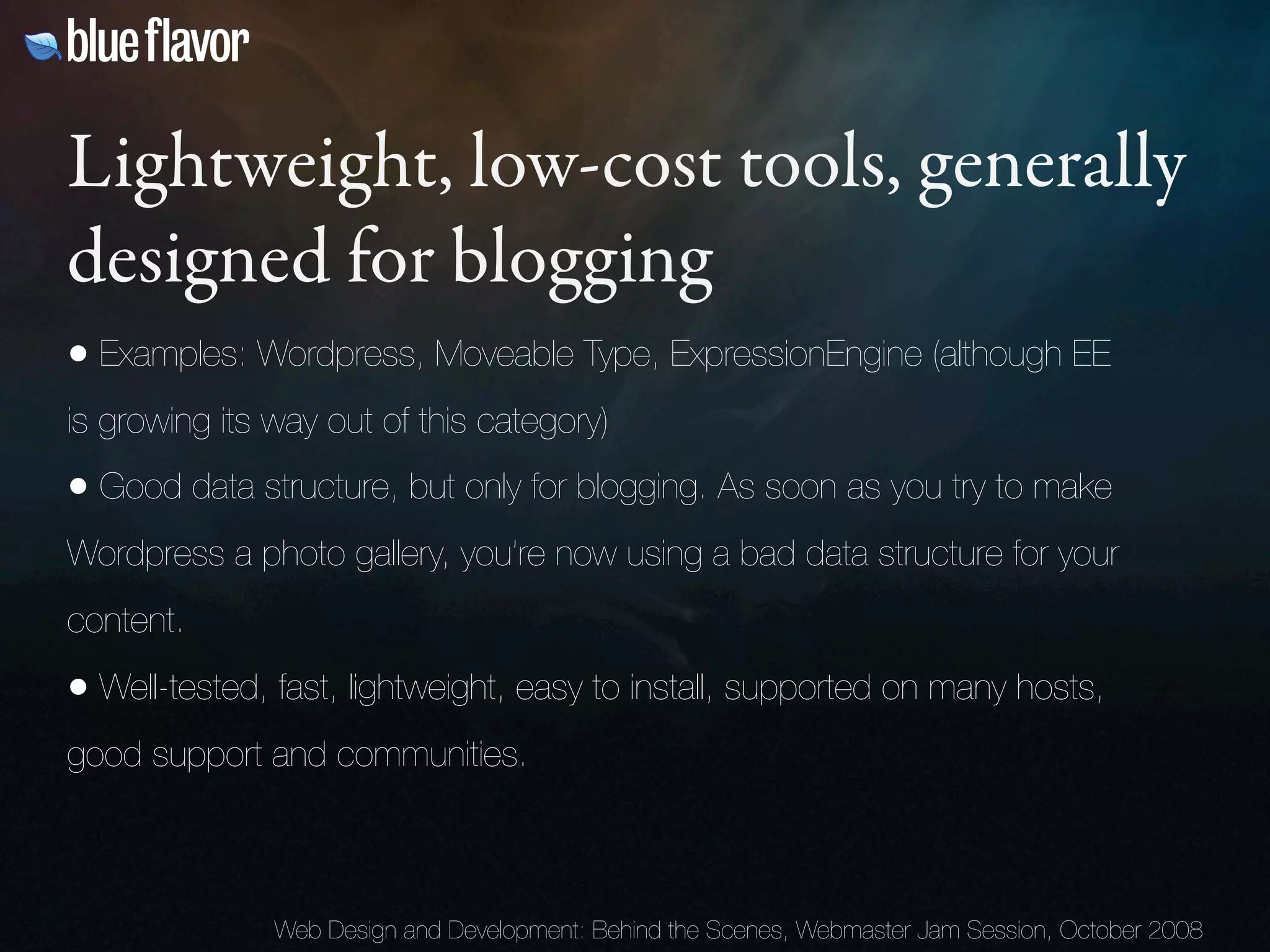 Webmaster Jam Session: Design and Development Behind the Scenes Day Two