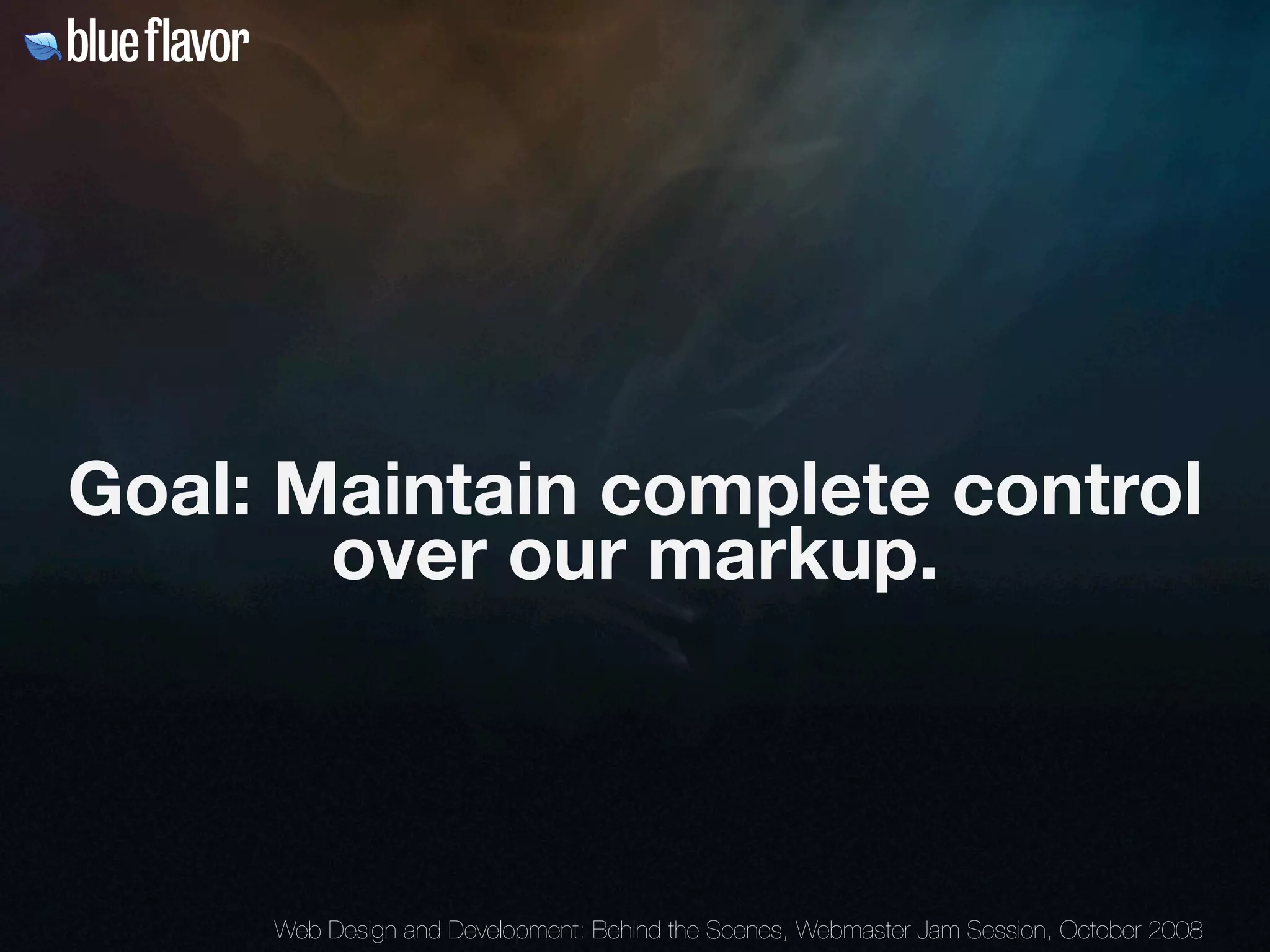 Webmaster Jam Session: Design and Development Behind the Scenes Day Two