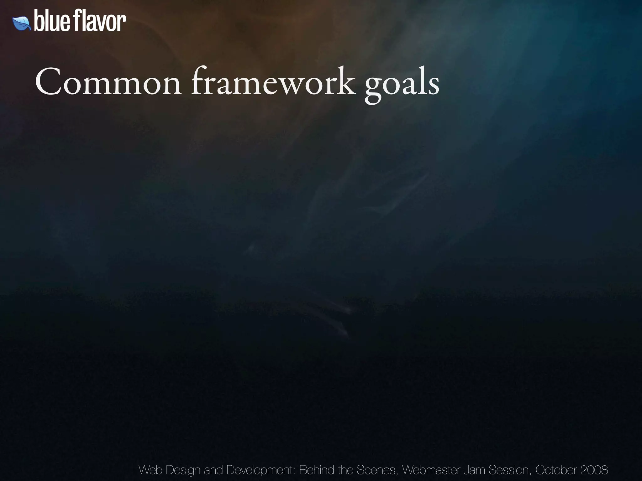 Webmaster Jam Session: Design and Development Behind the Scenes Day Two