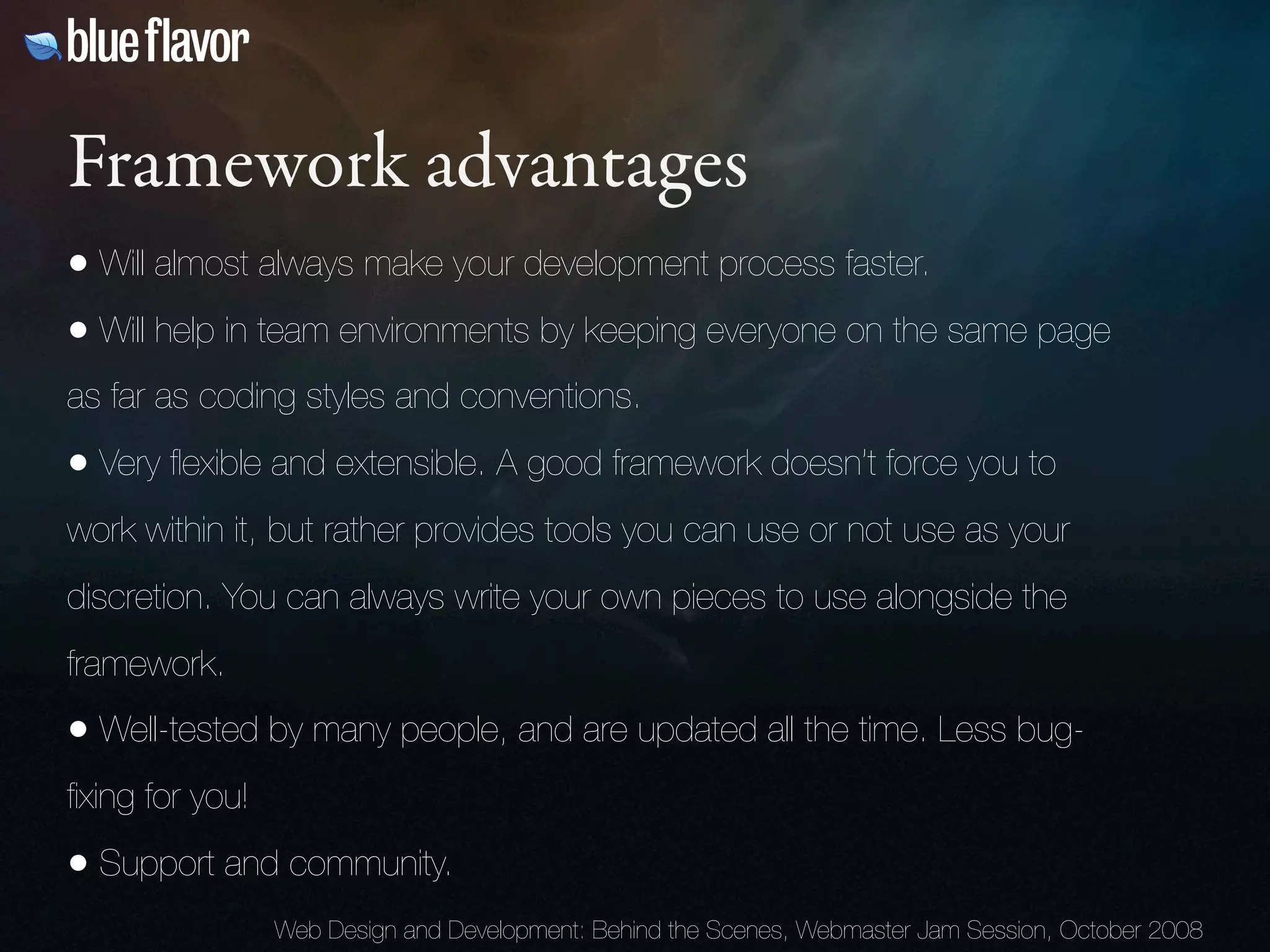 Webmaster Jam Session: Design and Development Behind the Scenes Day Two