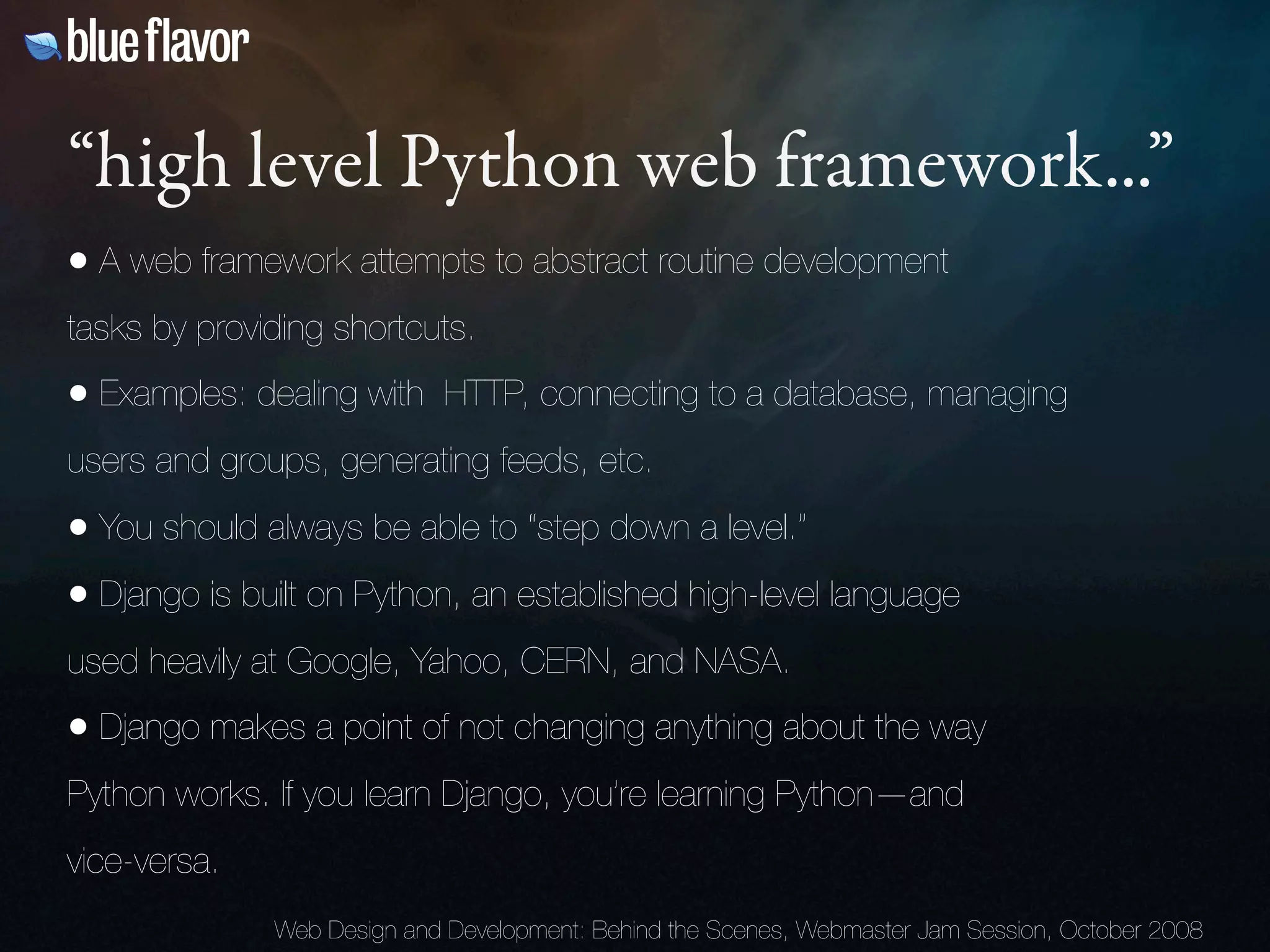 Webmaster Jam Session: Design and Development Behind the Scenes Day Two