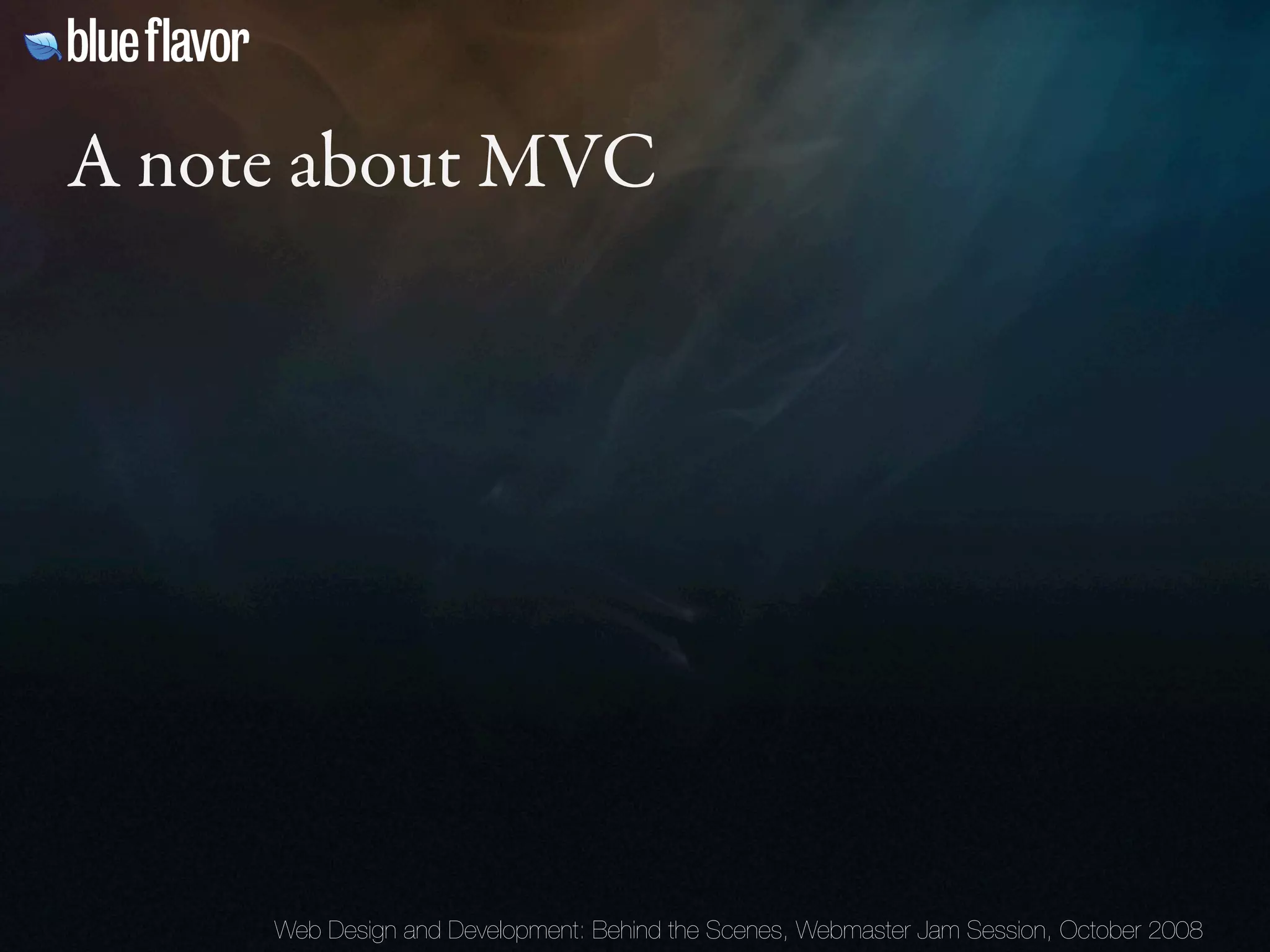 Webmaster Jam Session: Design and Development Behind the Scenes Day Two