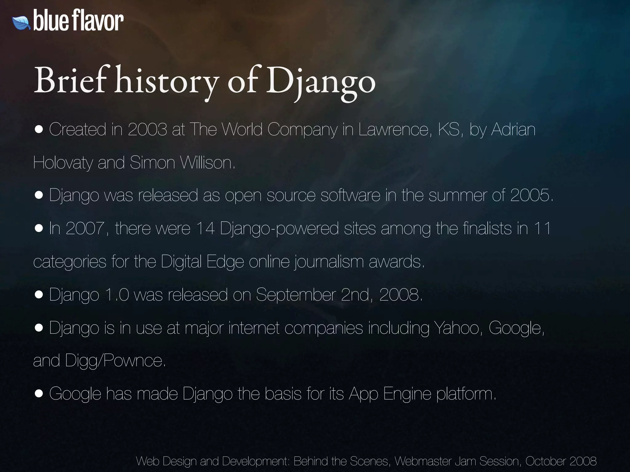 Webmaster Jam Session: Design and Development Behind the Scenes Day Two